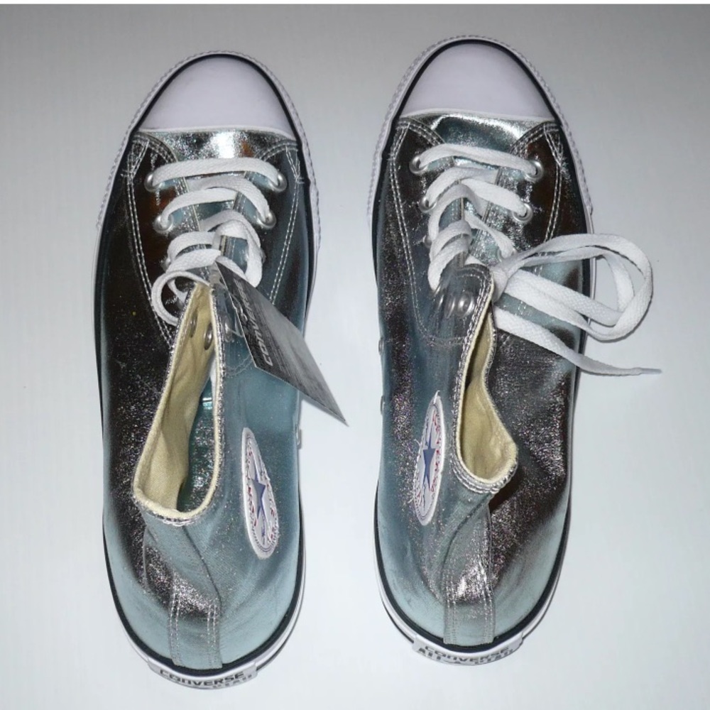 Unisex Men Women Converse Metallic High Top New - Picture 6 of 8